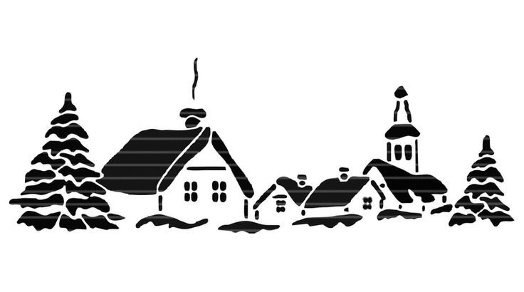 Трафареты для искусственного снега