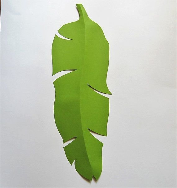 Пальмовые листья из бумаги