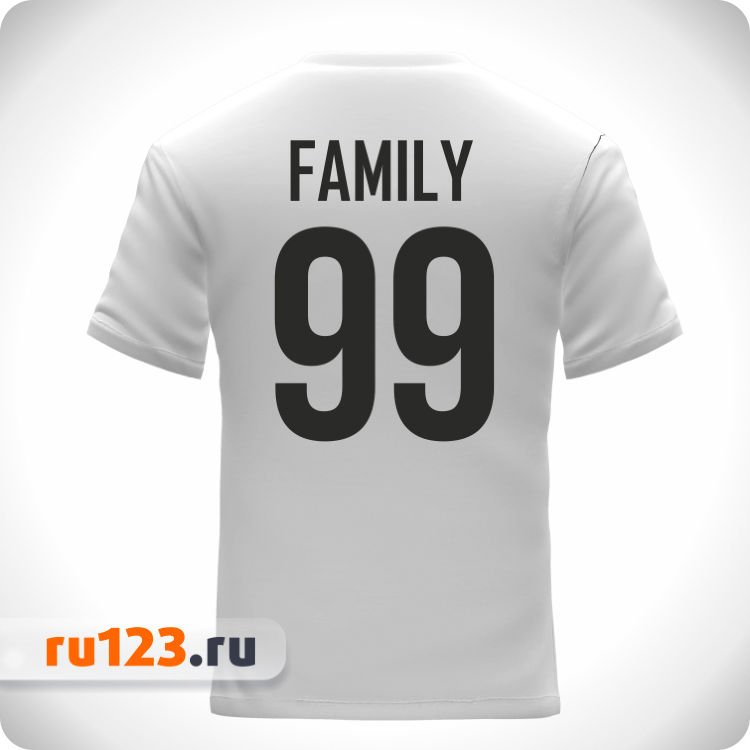 Футболка с номером