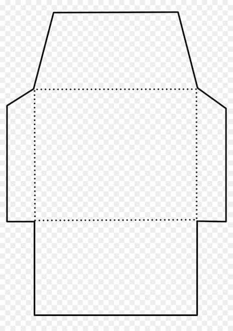 Трафарет конверта