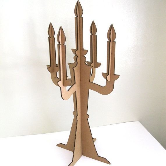 Подставка для свечи из фанеры