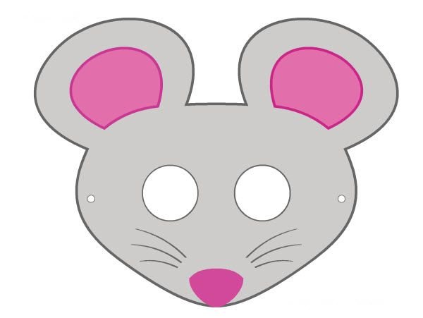 Бумажная маска мышки
