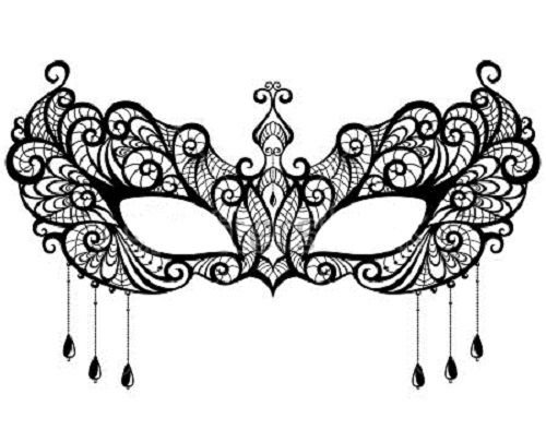 Карнавальная маска рисунок