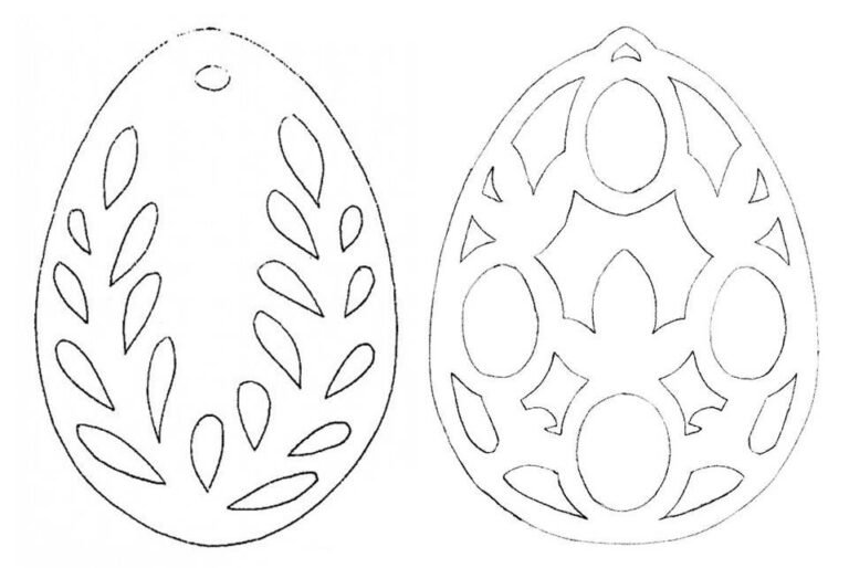Вытынанка пасхальное яйцо