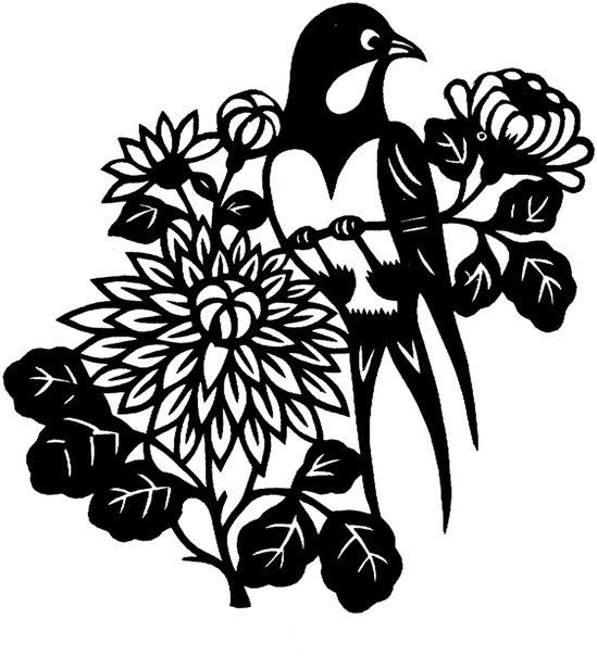 Цветочные трафареты