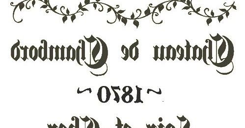 Надписи для декупажа в зеркальном отражении