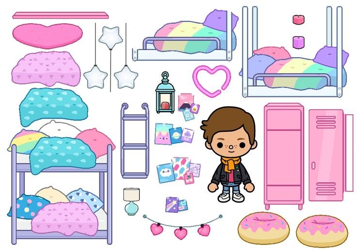 Вещи для бумажного домика