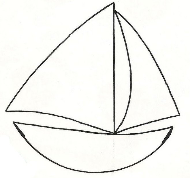 Аппликация корабль