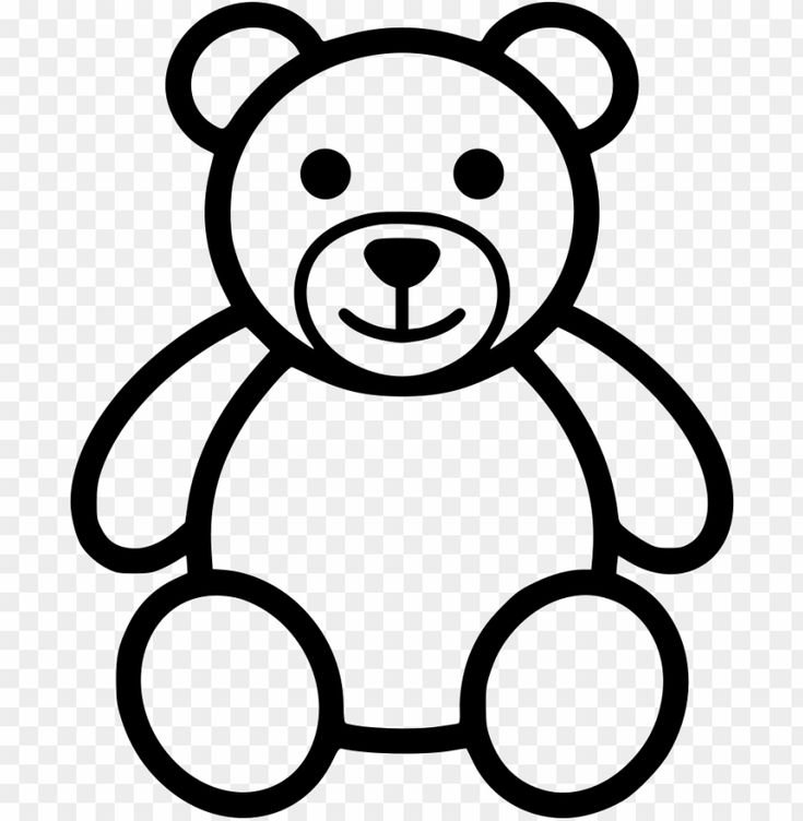 Мишка контур