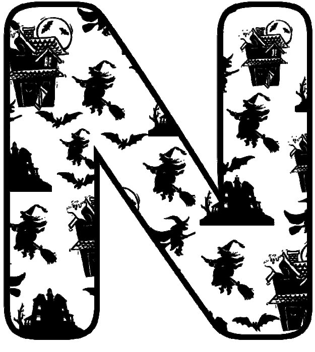 Буквы Хэллоуин