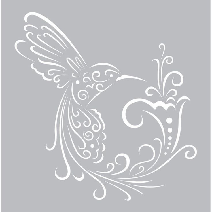 Ажурное вырезание птицы