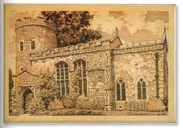 Замок для выжигания по дереву