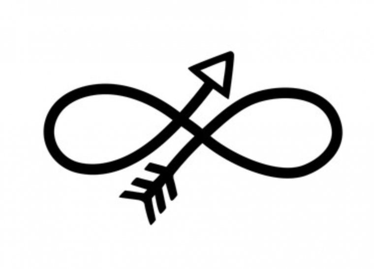 Тату знак бесконечности