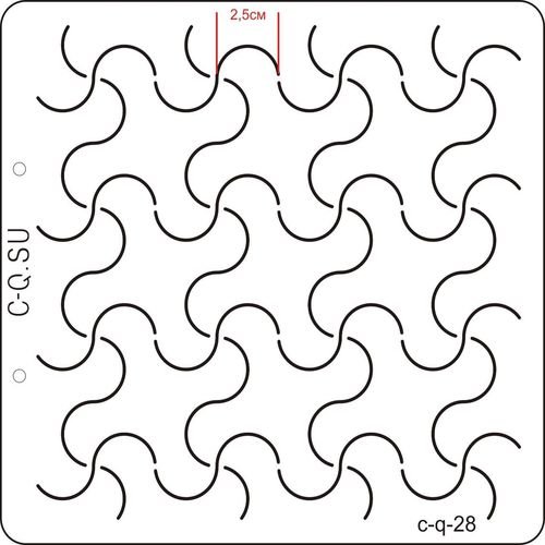 Трафареты для Стежки