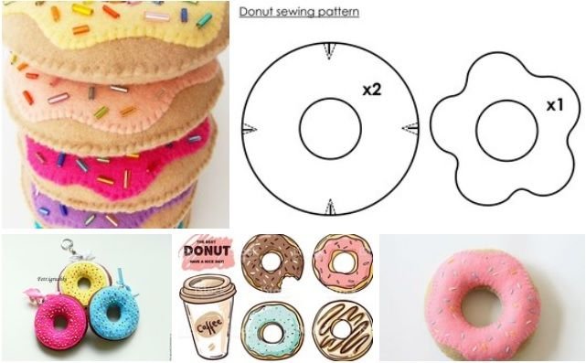Пончик из фетра своими
