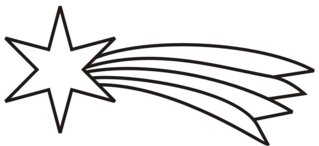 Звезда контур