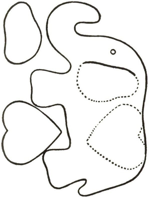 Трафареты для аппликаций из ткани