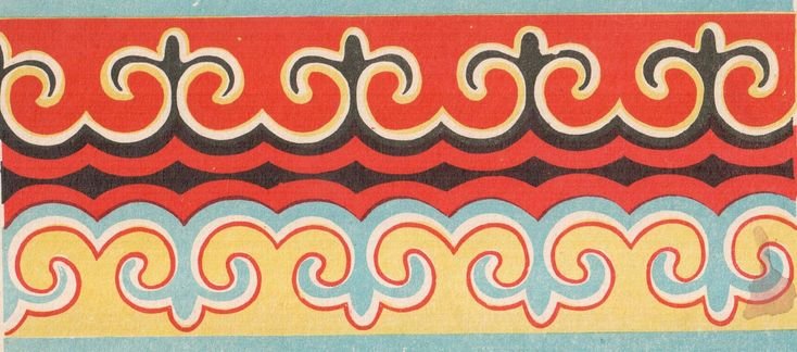 Бурятский орнамент Хамар угалза