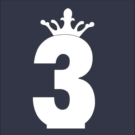 Цифры силуэт