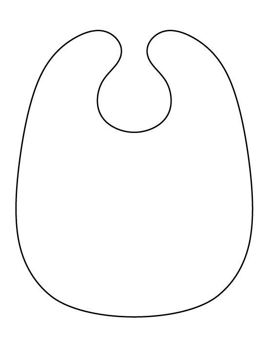 Лекало слюнявчика для ребенка