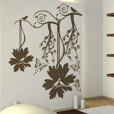 Рисунки на стене кампюутара