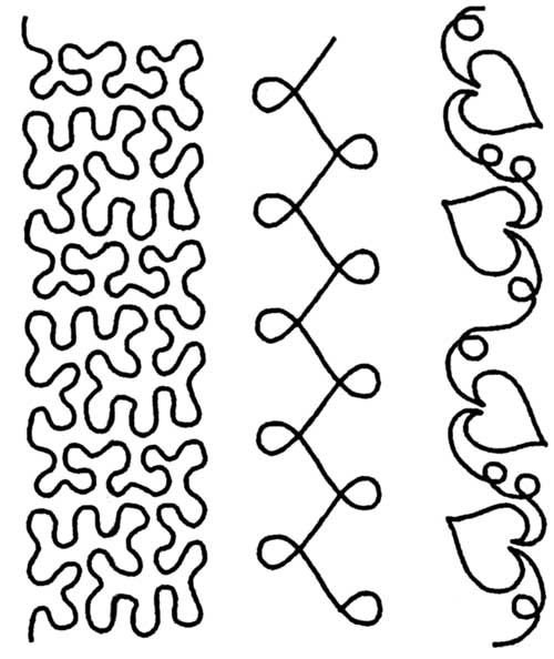 Трафарет Стежки мозги