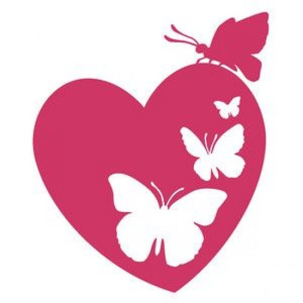 Трафареты для декора сердце