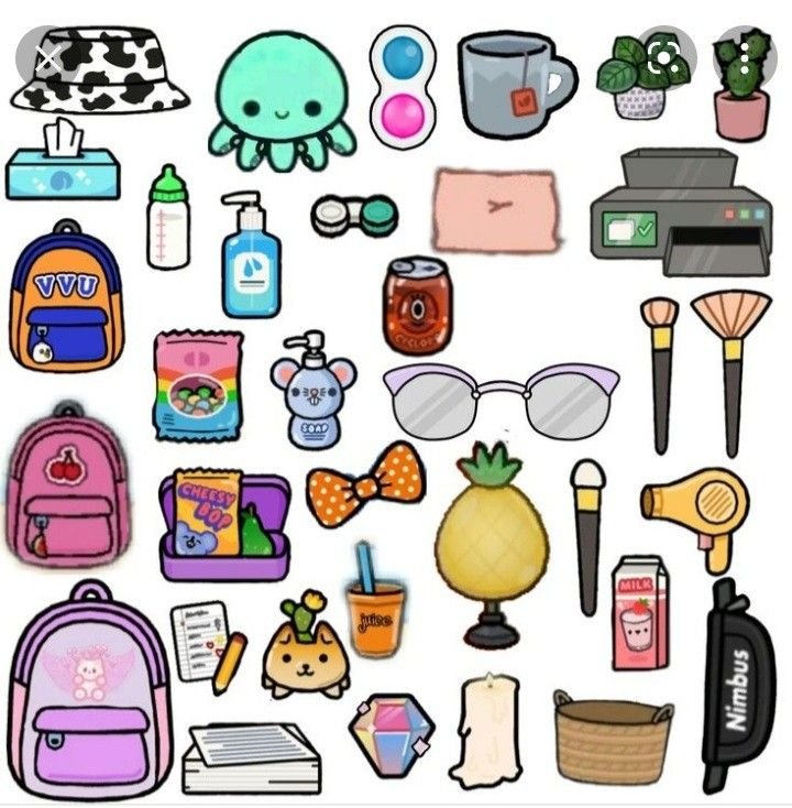 Вещи для распечатки