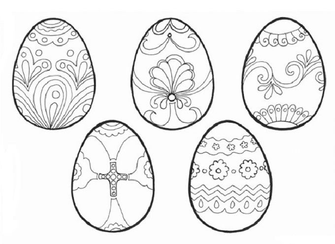 Узоры для росписи пасхальных яиц