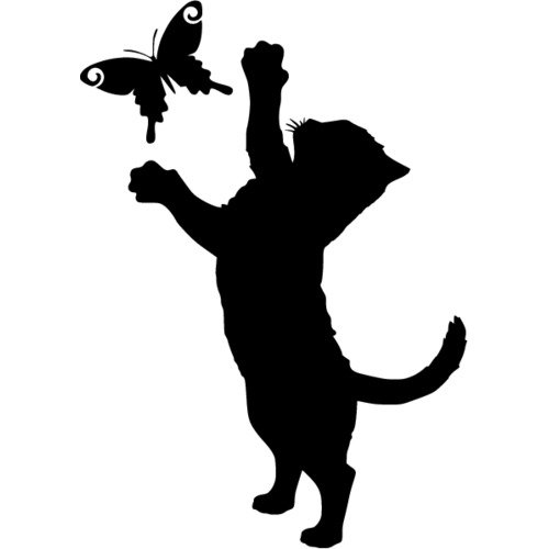 Силуэт кошки