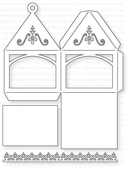 Шаблон фонаря из бумаги