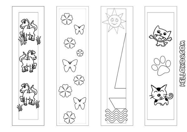 Трафареты закладок