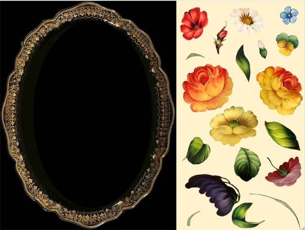 Роспись Жостово 5 класс