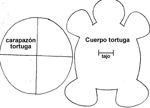 Черепаха выкройка игрушки