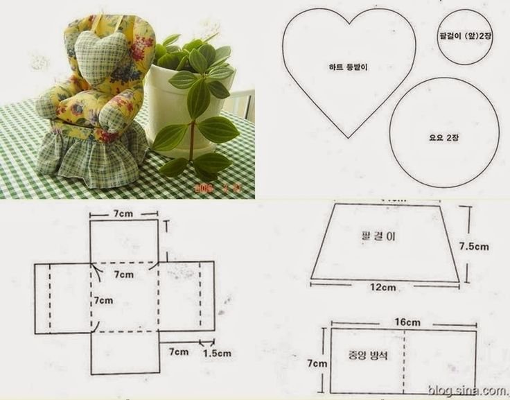 Игольница своими руками выкройки