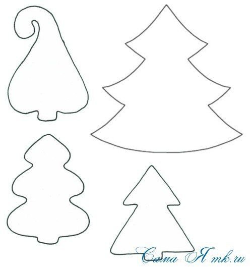 Трафарет "елка"