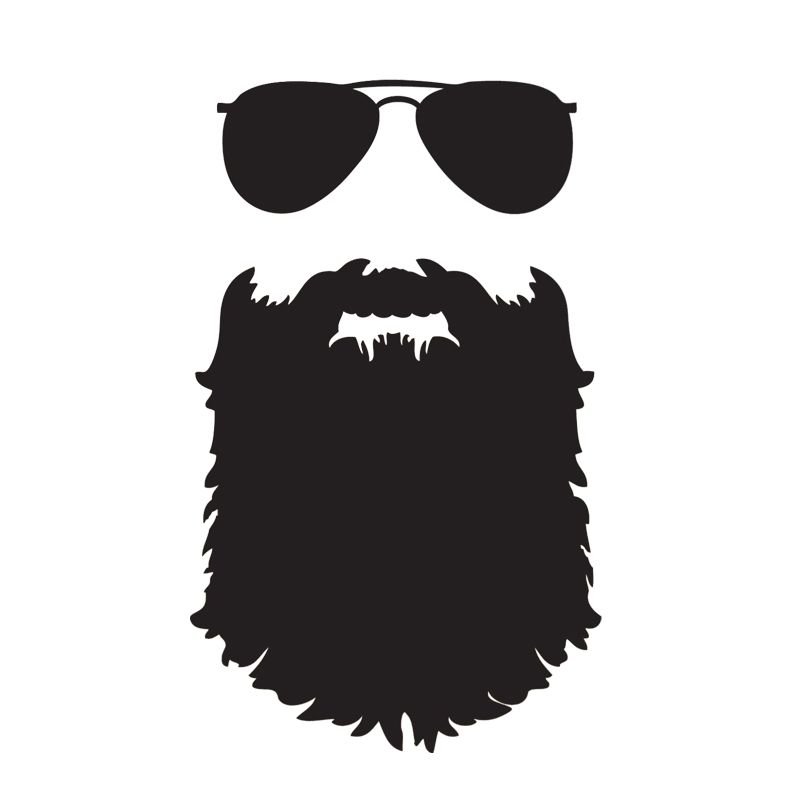 Борода стикер