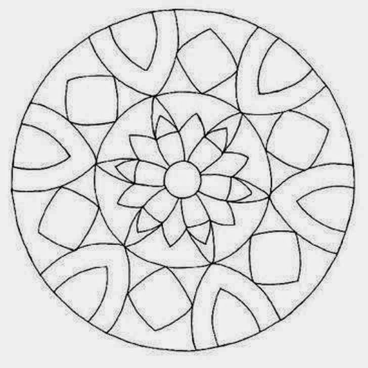 Геометрический узор в круге