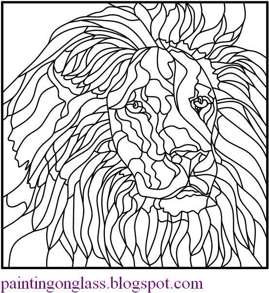 Витраж рисунок