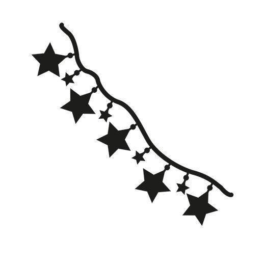 Гирлянда для вырезания