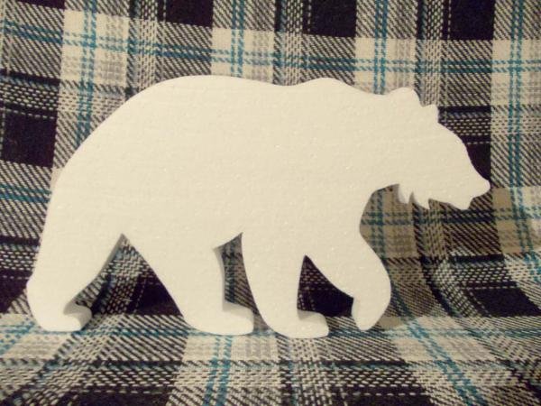 Медведь из пеноплекса