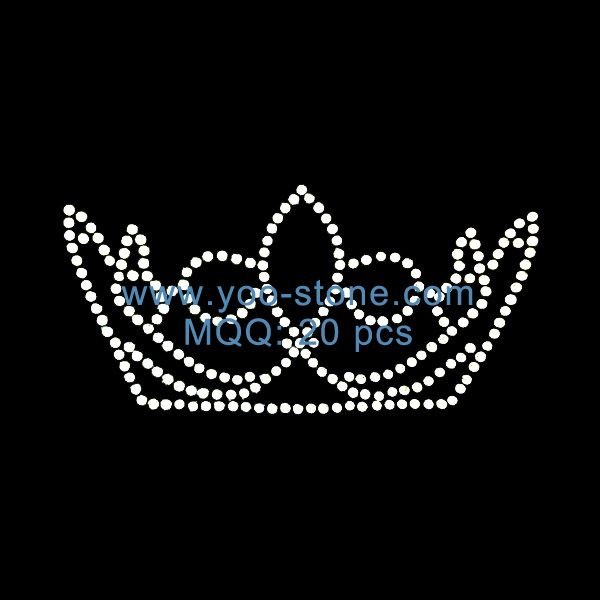 Корона стразами трафарет