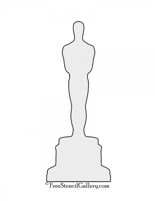 Статуэтка Оскара для печати