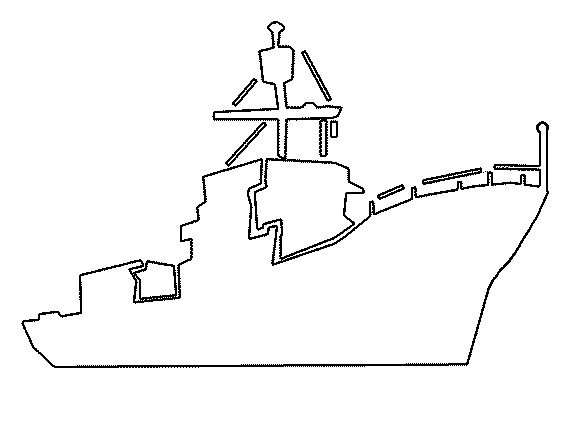 Трафареты "корабли"