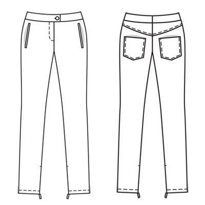 Раскраска брюки