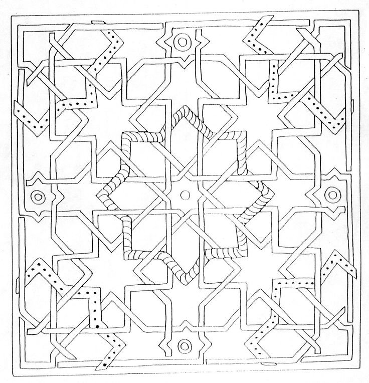 Трафарет "геометрический"
