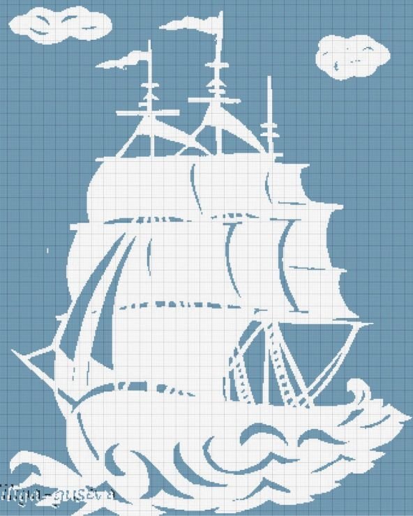 Вытынанки парусник