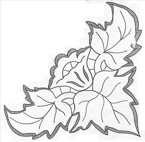 Трафареты для вышивки Ришелье