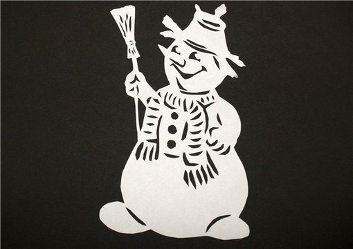 Новогодние фигуры на окна