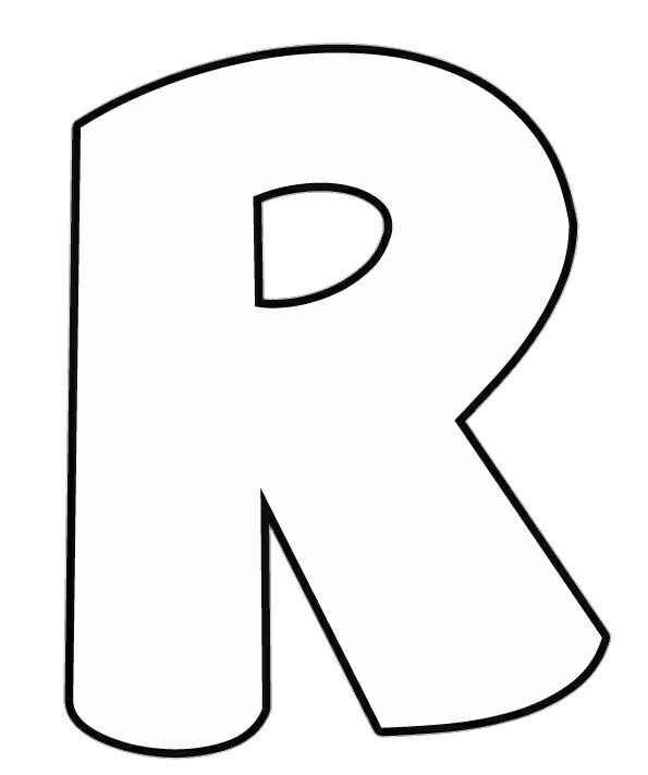 Английская буква r